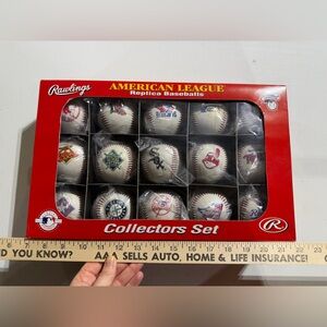 Rawlings 1997 Collectors Set of American League Baseballs